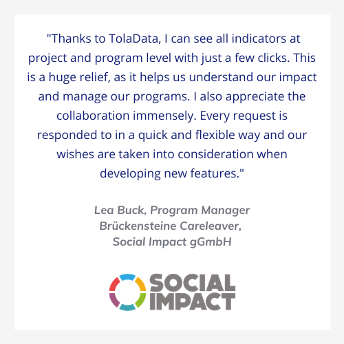 TolaData client testimonial